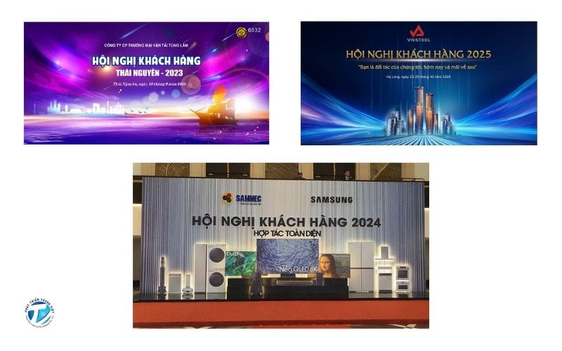 Mẫu banner hội nghị khách hàng